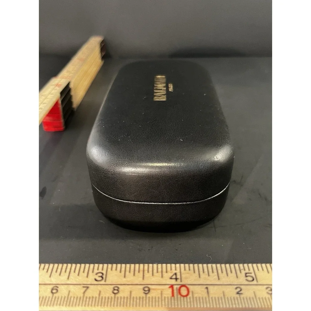 Balmain Paris Black Hard Case for Glasses Unisex Eyeglass/Sunglasses Case Empty